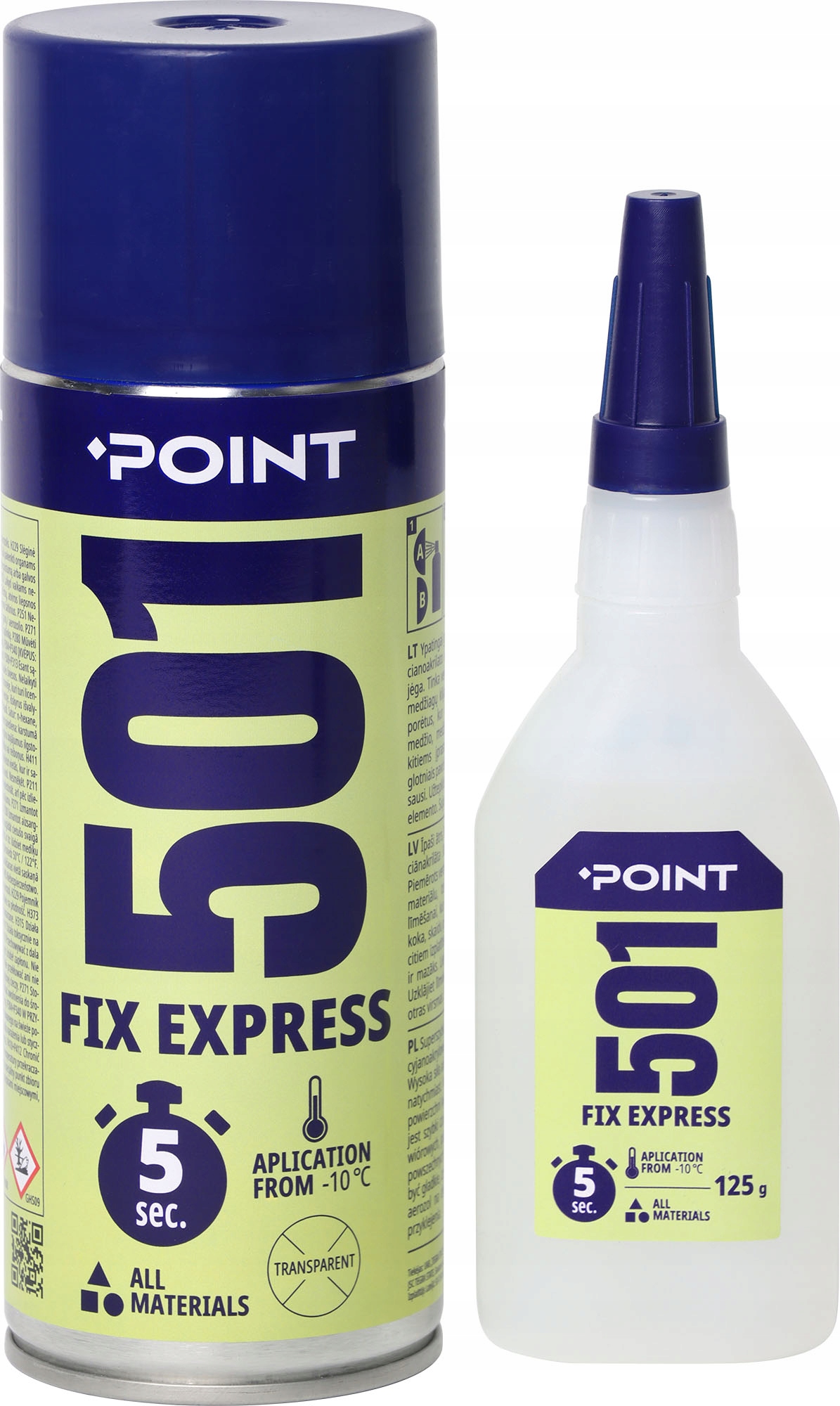 Klej cyjanoakrylowy sekundowy z aktywatorem typu glue 400ml Point