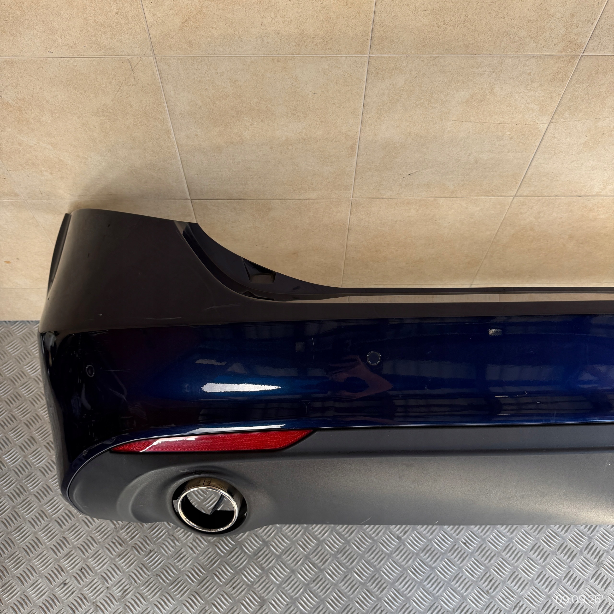 bumper rear complete ALFA ROMEO GIULIA 2018 ROK 4 PDC without INSTALACJI