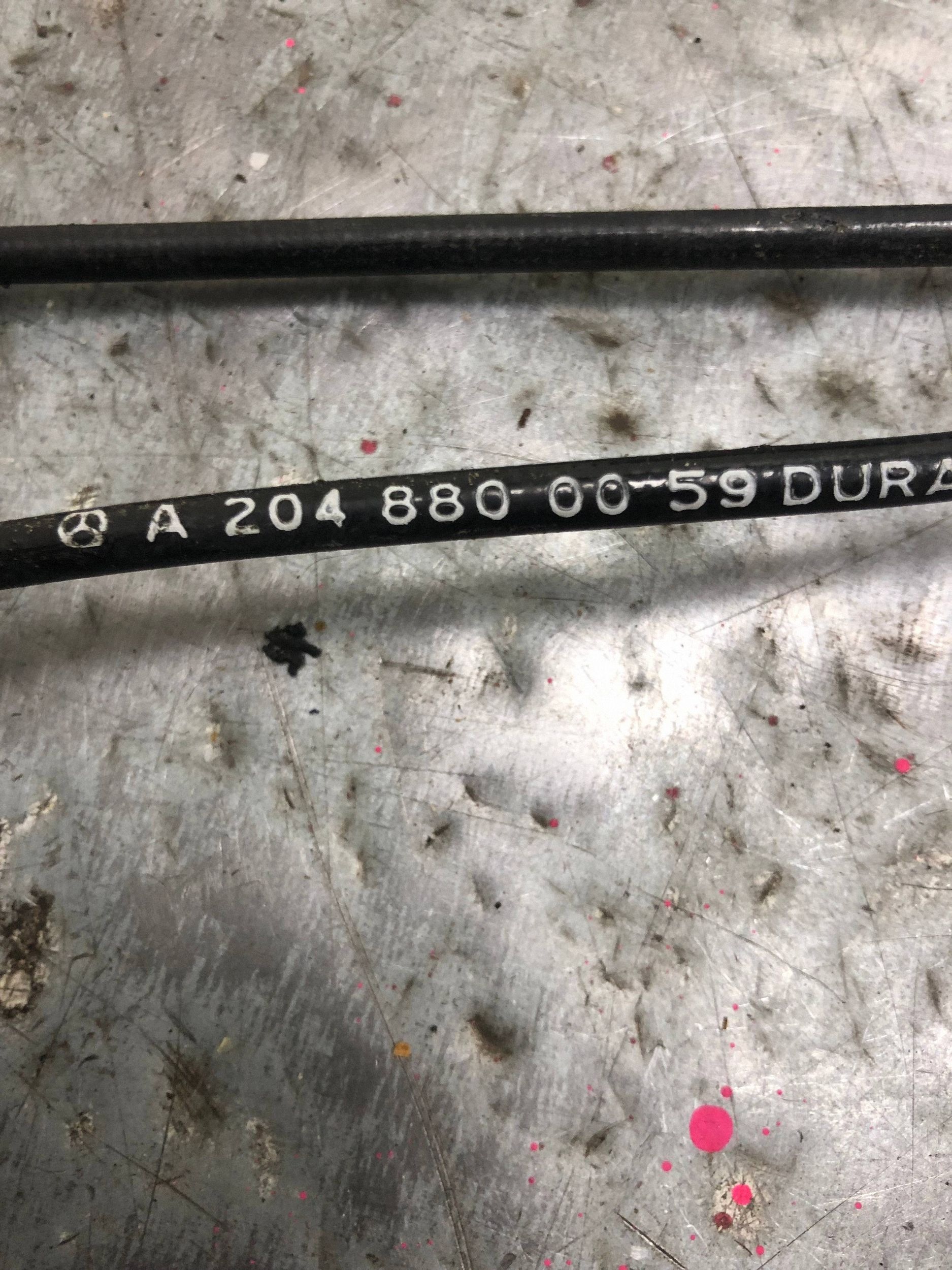 lock ropes bonnets MERCEDES W204 sedan A2048800059