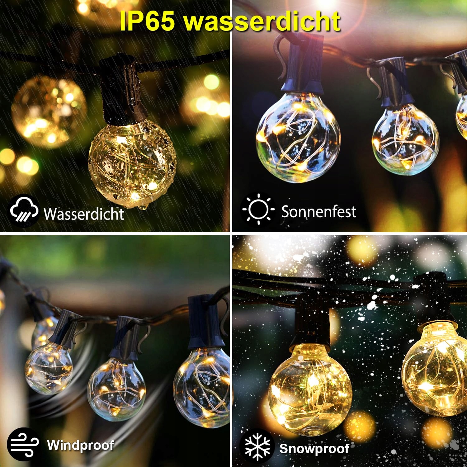 Philips Lampki LED Zewnętrzne 30 Kolorowe 9m Wodoodporne IP65 RGB Pilot — miniatura 5