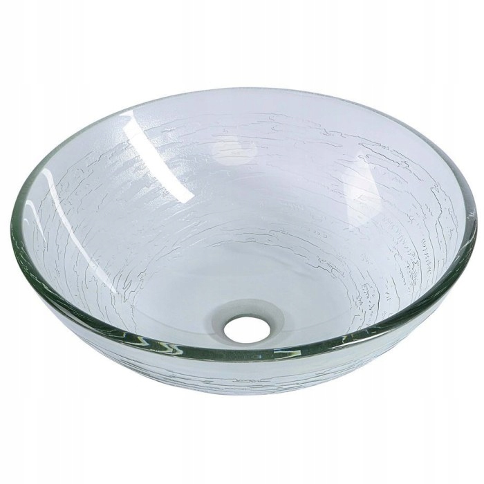 Sapho Ripple sklenená umývadlová miska priemer 42 cm 2501-1