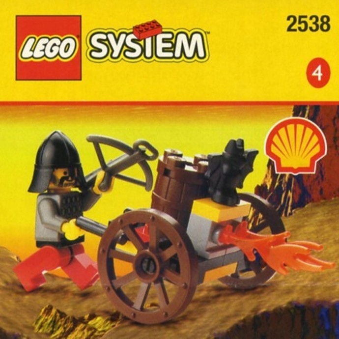 Nový Lego Castle 2538 Vrhač ohně Shell Misb 1998