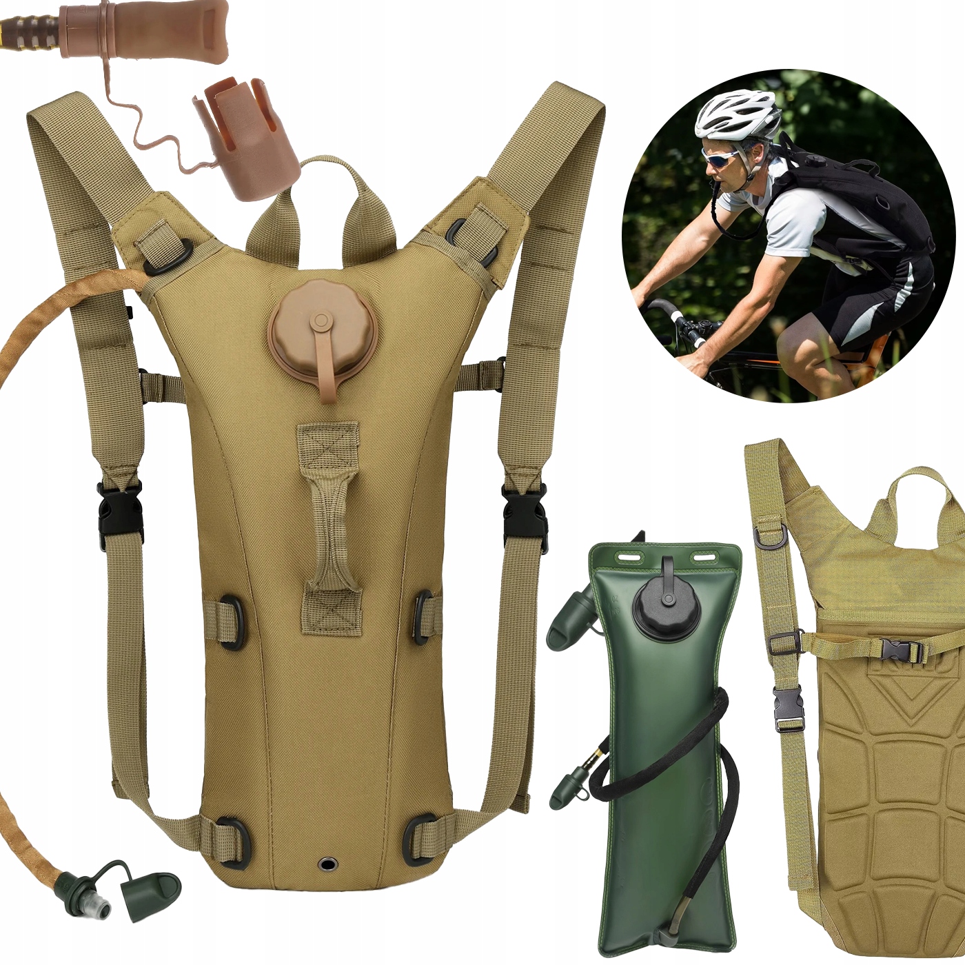 3L Sportovní Batoh Batoh Voděodolný Hydrovak na vodu