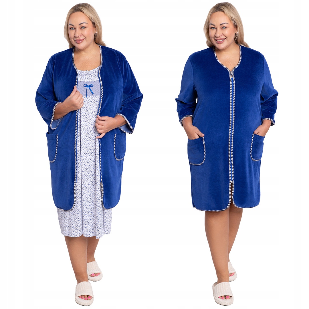 Chabrový velurový župan 62