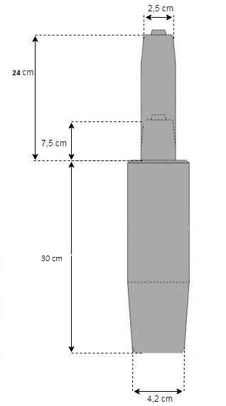 Podnośnik Siłownik Pompa Taboret Fryzjerski Kosmet Marka Calissimo