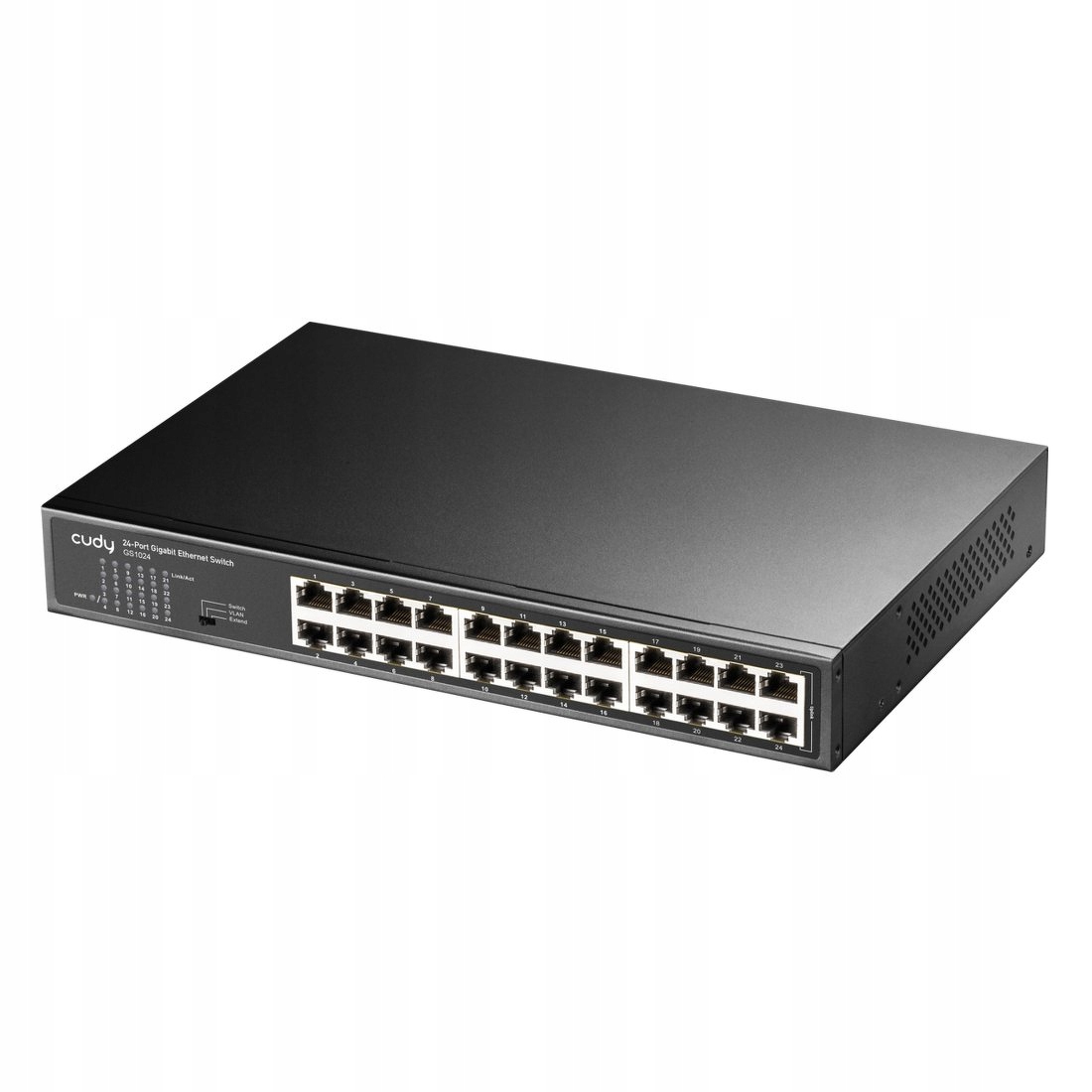 Cudy GS1024 přepínač, 24-portový, gigabitový, kovové pouzdro