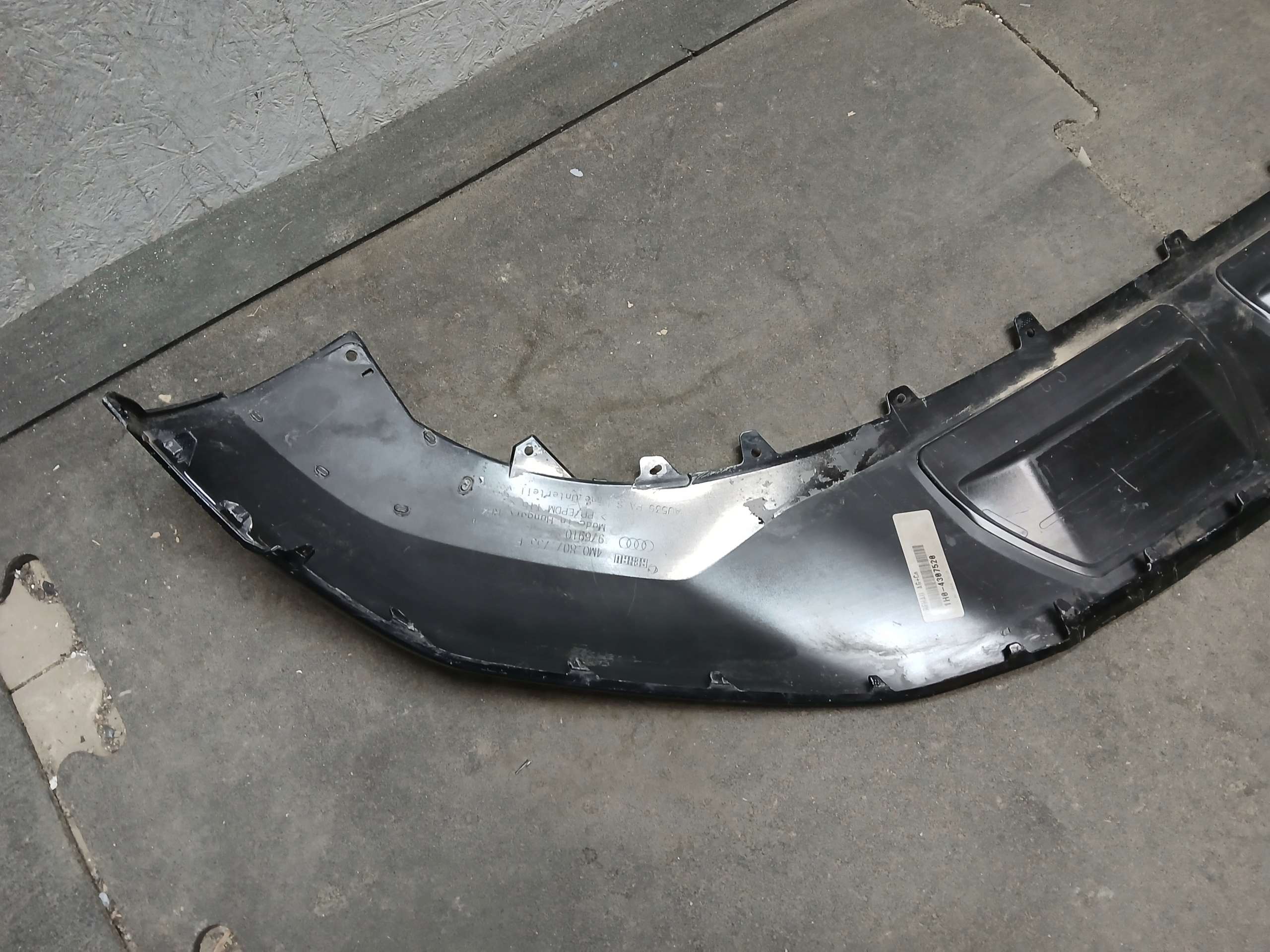 bumper front SPOILER accessories AUDI Q7 S LINE LIFT 4M0