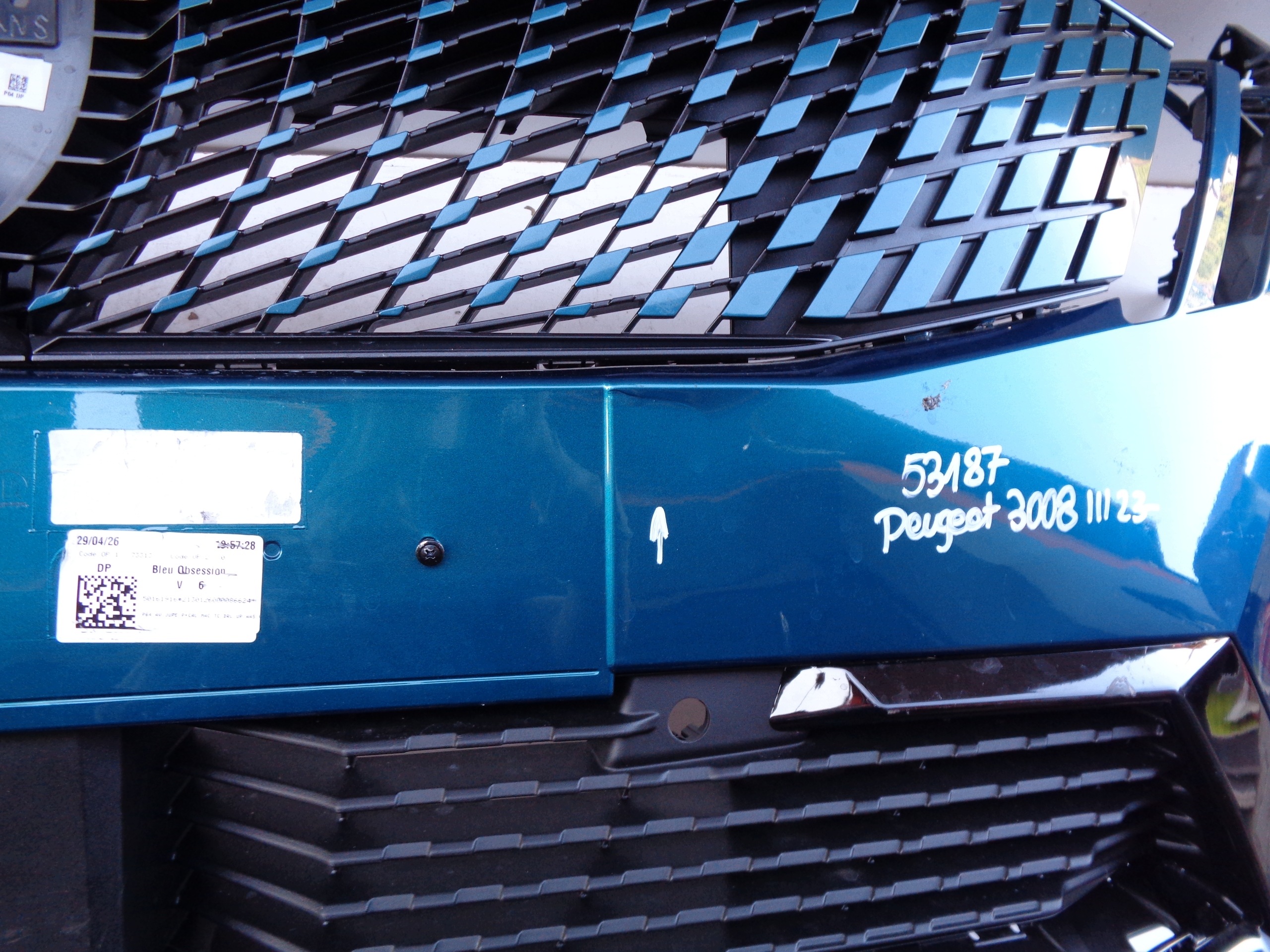 front bumper PEUGEOT 3008 III 23- NR 53187