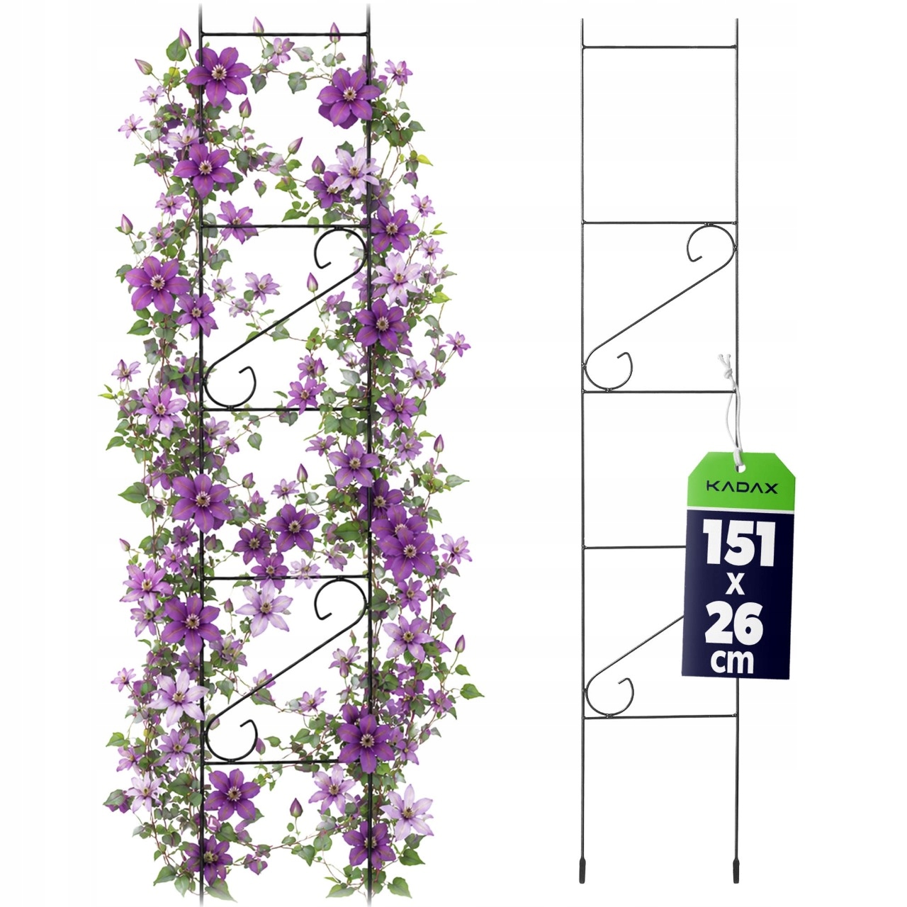 Zahradní Žebřík 150 cm Zahradní Podpěra Na Květiny Růže Popínavá Pergola