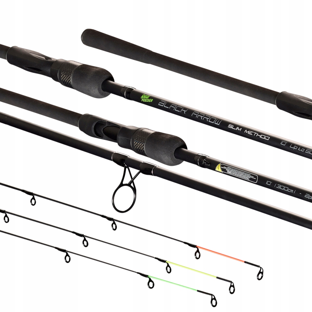 Sensas Black Arrow Slim Method 3,00m 2pcs+3 50g Wędka