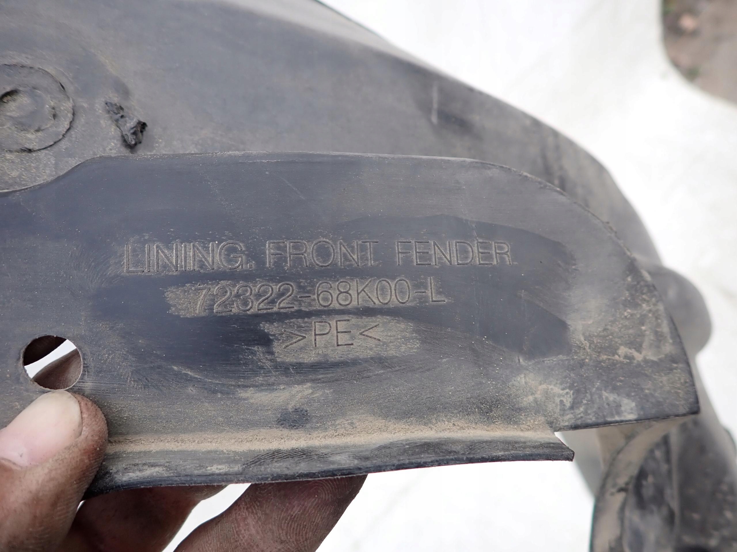 SUZUKI ALTO 09-14 mudguard left front front