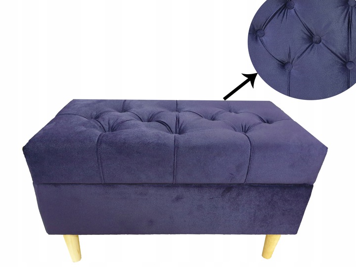 

Podnóżek Moon pufa kufer skrzynia chesterfield