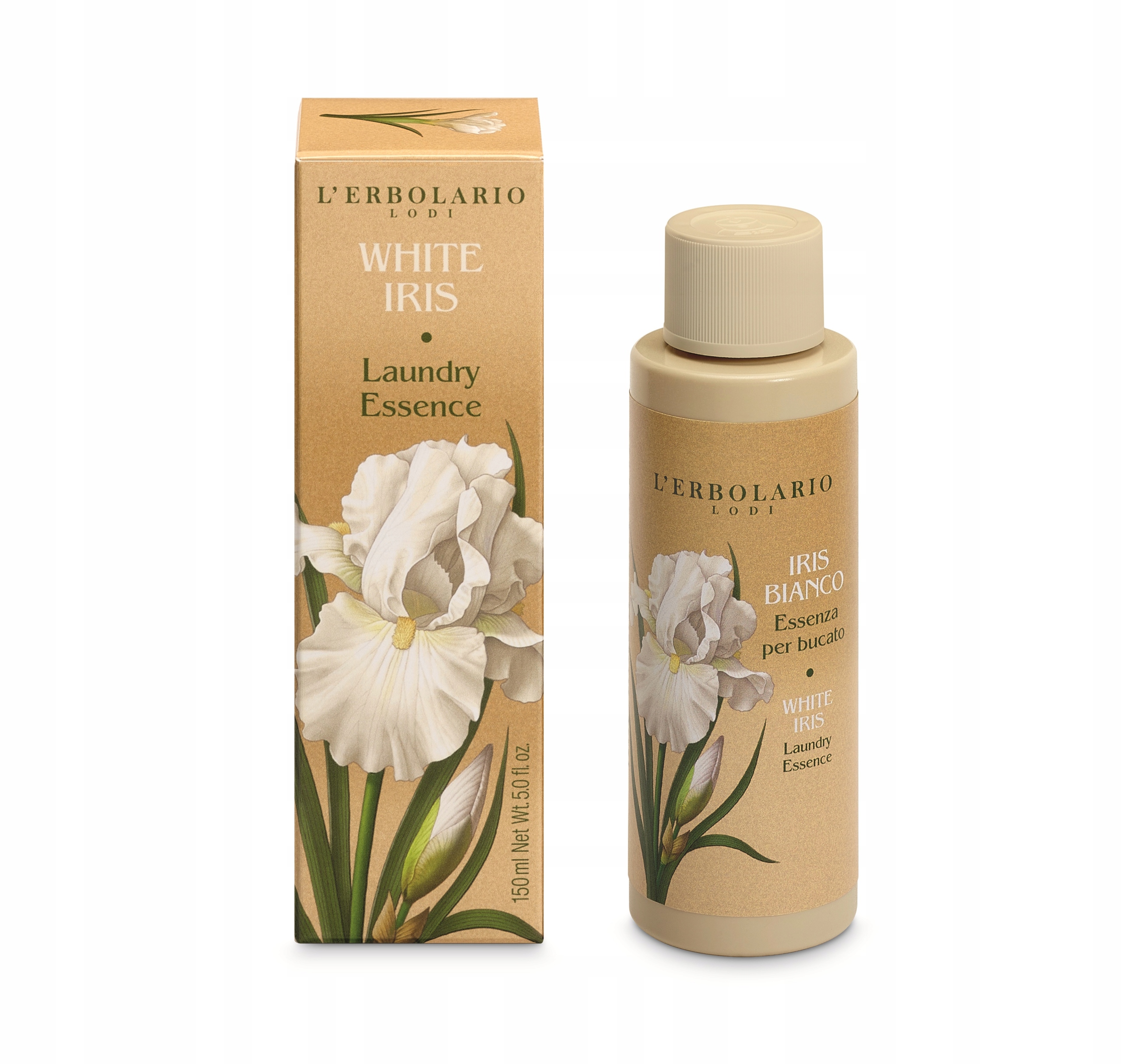 Levně L'Erbolario Iris Bianco Vonná esence pro praní 150 Ml