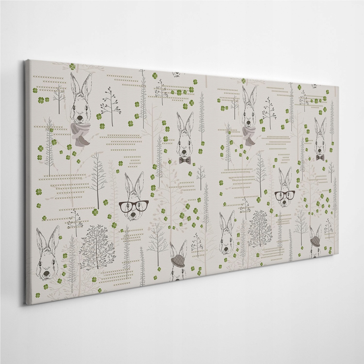 

Fotoobraz z zdjęciem Króliki Zwierzęta Wzór 140x70