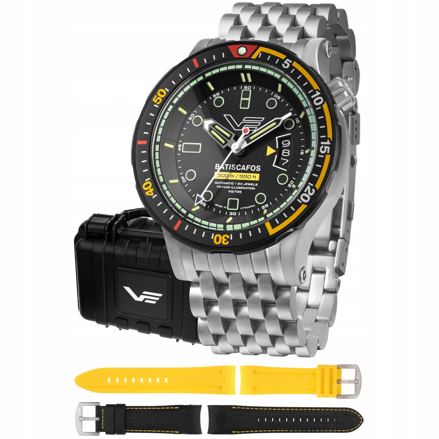 Pánské Hodinky Vostok Europe NH35A-511E767B stříbrný náramek
