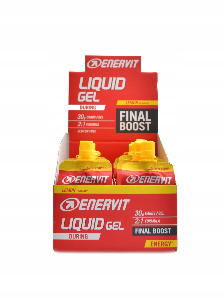 Enervit liquid gel 18 x 60ml economy pack citron