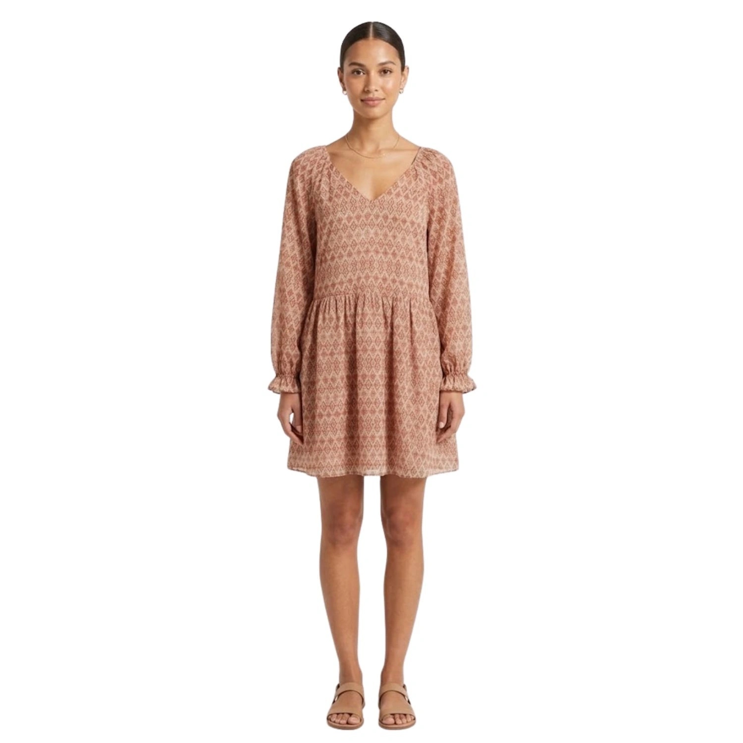 Šaty Sinequanona Recha vzorované, vzdušné, volné, vel.