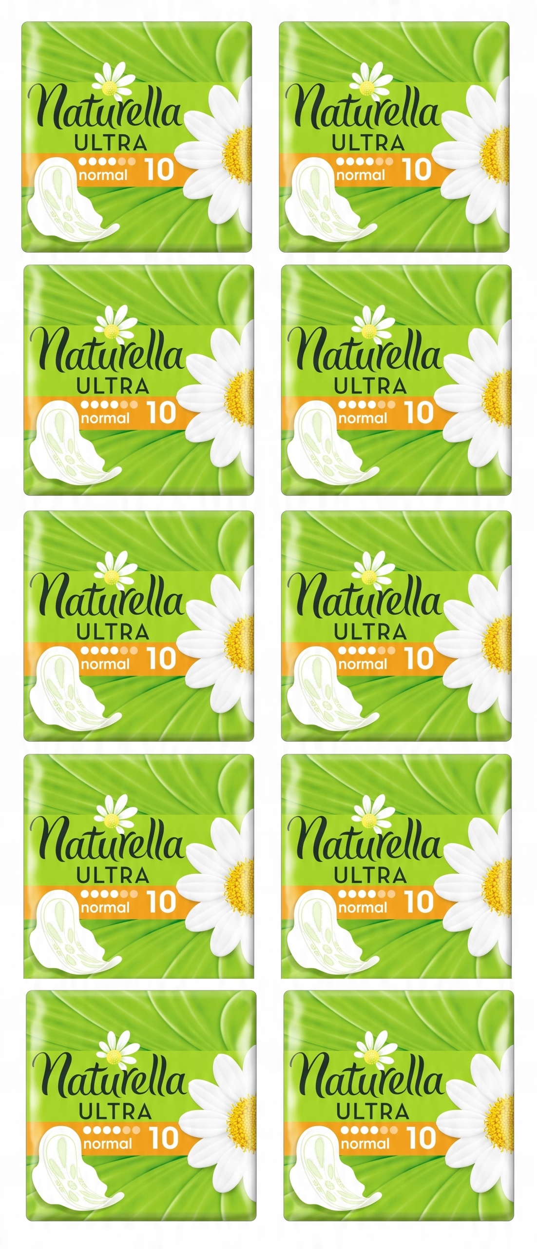 

Naturella Ultra Podpaski Skrzyd. Zestaw 10X10szt