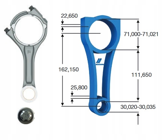 KORBOWÓD JEEP LANCIA 3.0 CRDI V6 EXF Numer katalogowy części MIPCON004