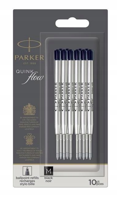 

Wkład do dług. Parker QUINKflow M czarny a'10