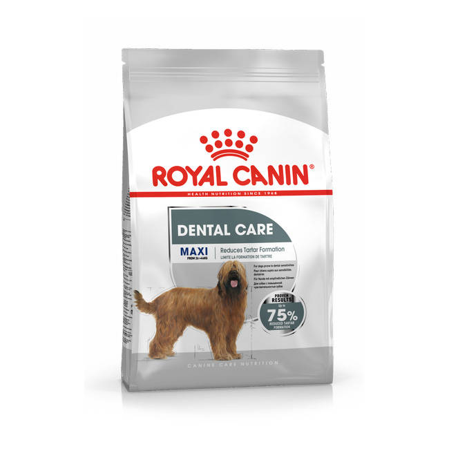 Levně Royal Canin Ccn Maxi Dental Care 9kg Krmivo pro psy Redukce vodního kamene