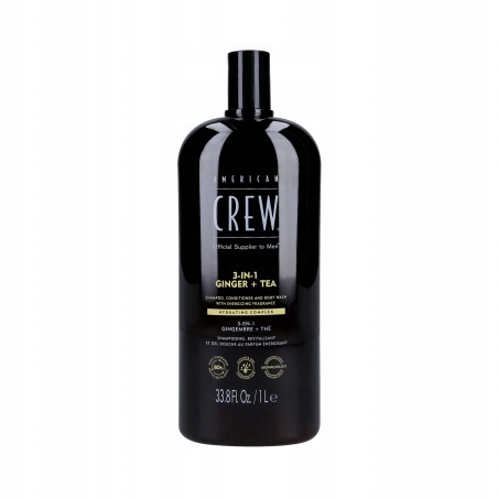 American Crew 3-in-1 Šampon, sprchový gel a kondicionér v jednom Ginger+ T