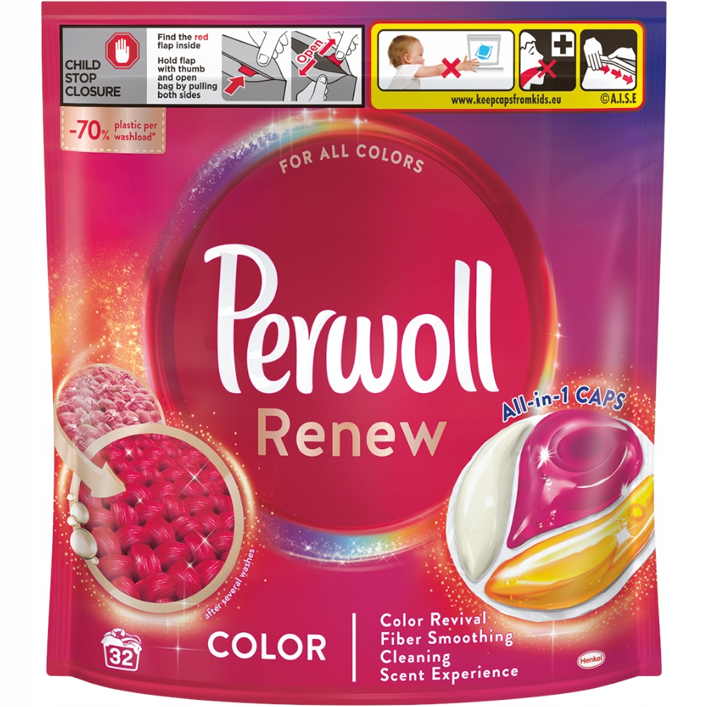 

Perwoll Renew Color kapsułki prania koloru 32szt