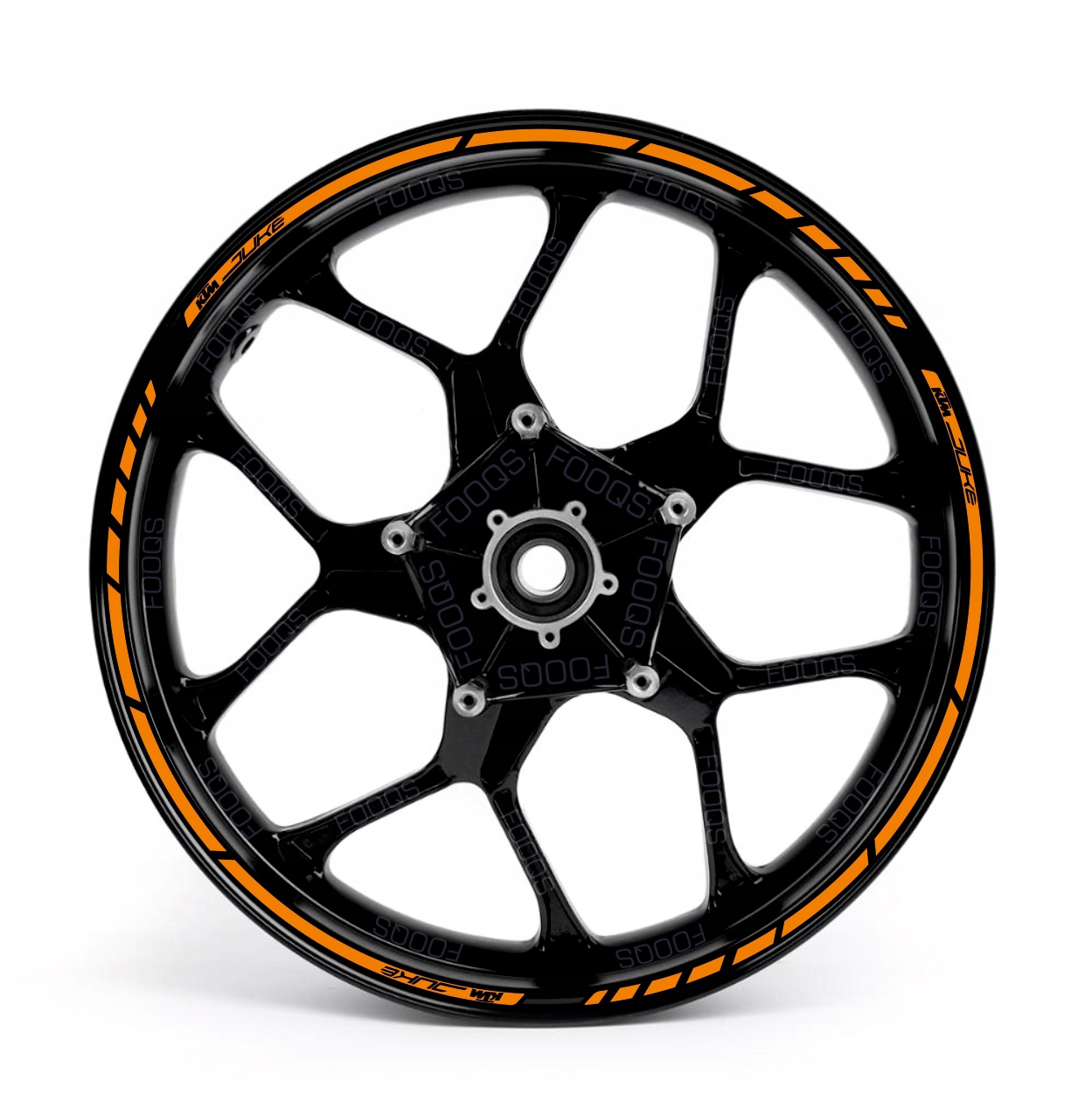 Samolepky Na Ráfky Juula Pro Ktm 125 Duke Oranžové