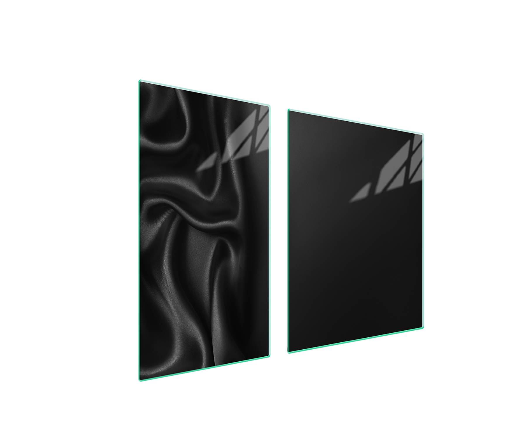 7v1 Skleněná ochranná deska na sporák 90x52 Samet
