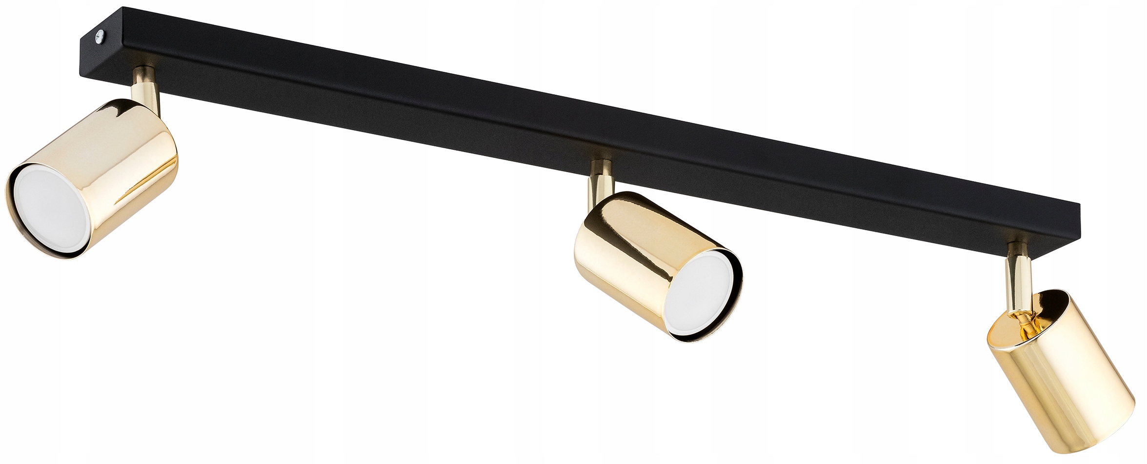 Lampa Sufitowa Żyrandol Plafon Tuby Metal Spot Led GU10 Złota Czarny Biały