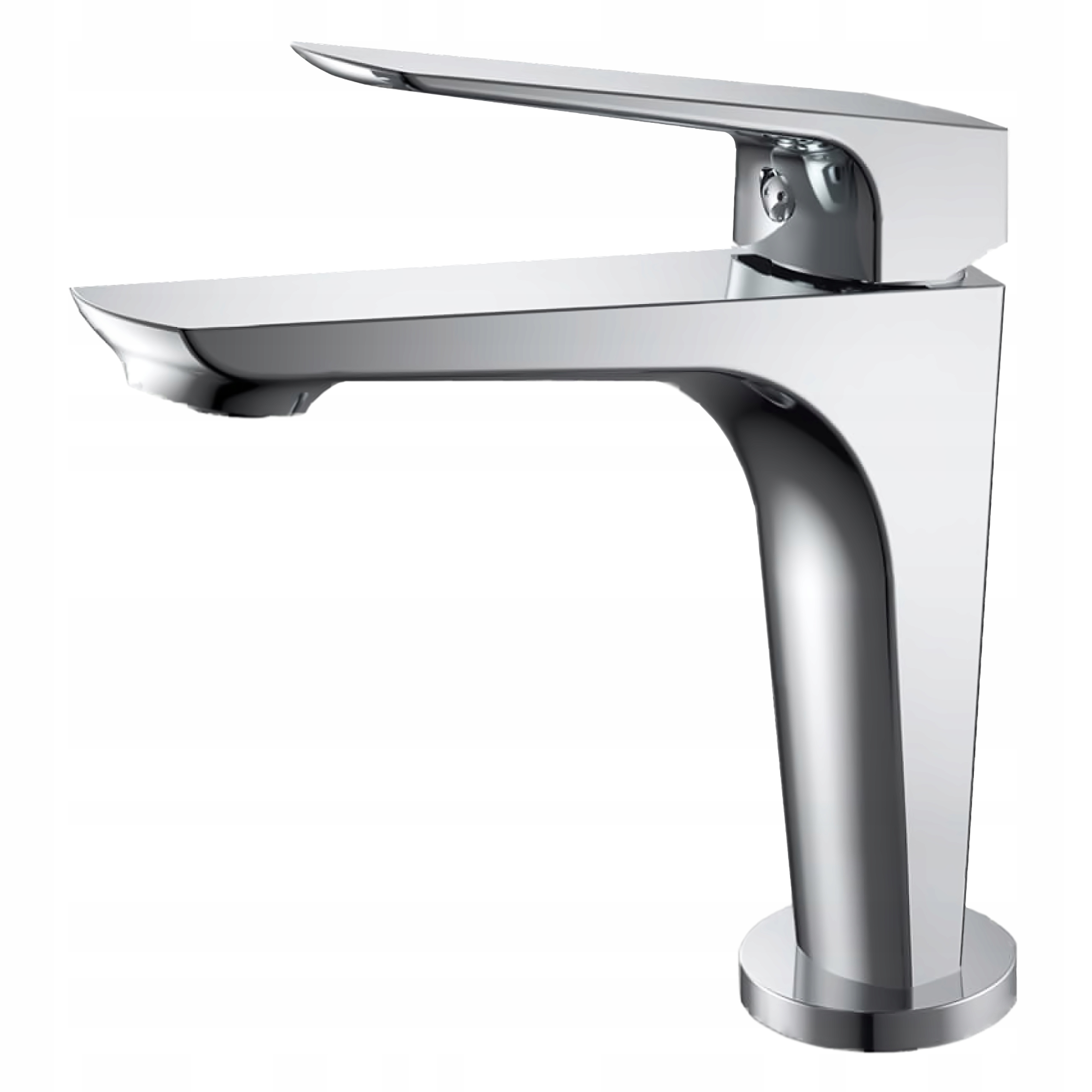 Stojanková umývadlová batéria s prevzdušňovačom, jednoduchá montáž, úsporná, chróm Sotbe