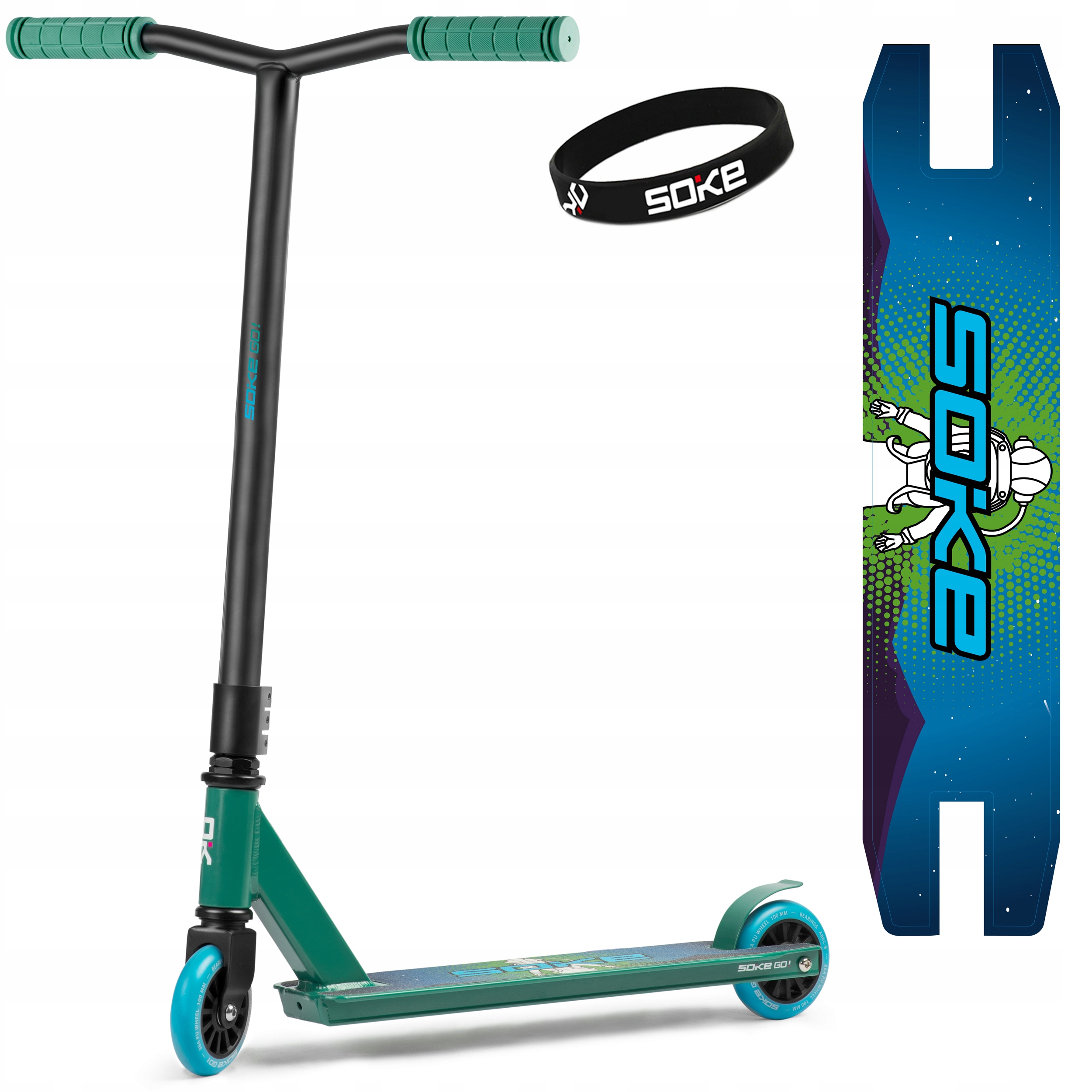 

Hulajnoga wyczynowa do trików ABEC-9 Soke Go!