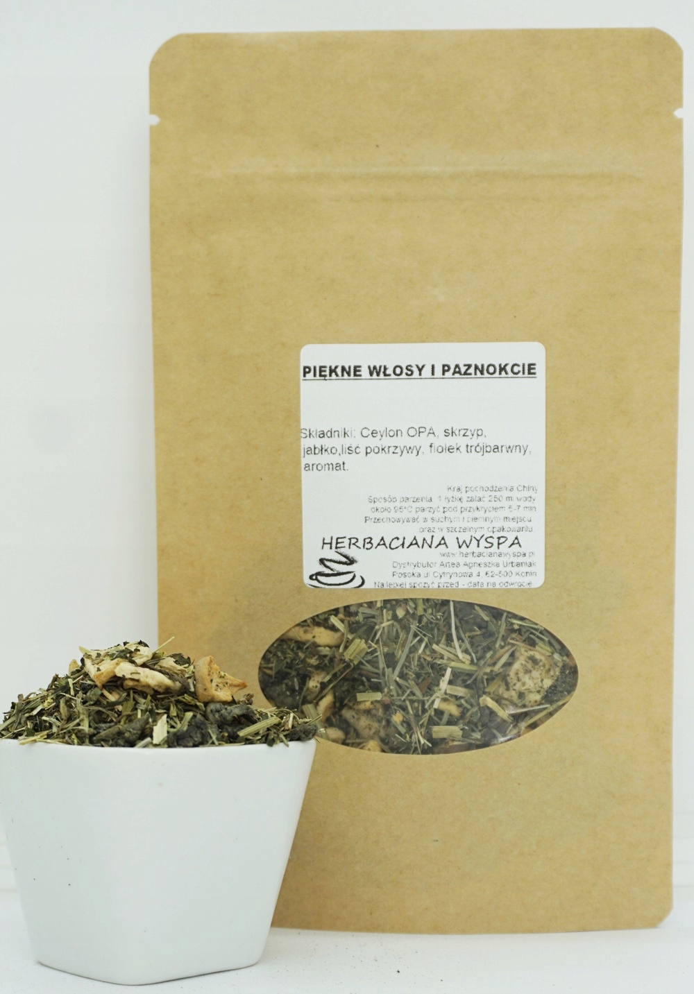 Piękne Włosy I Paznokcie 500 g herbata ziołowa skrzyp pokrzywa bratek