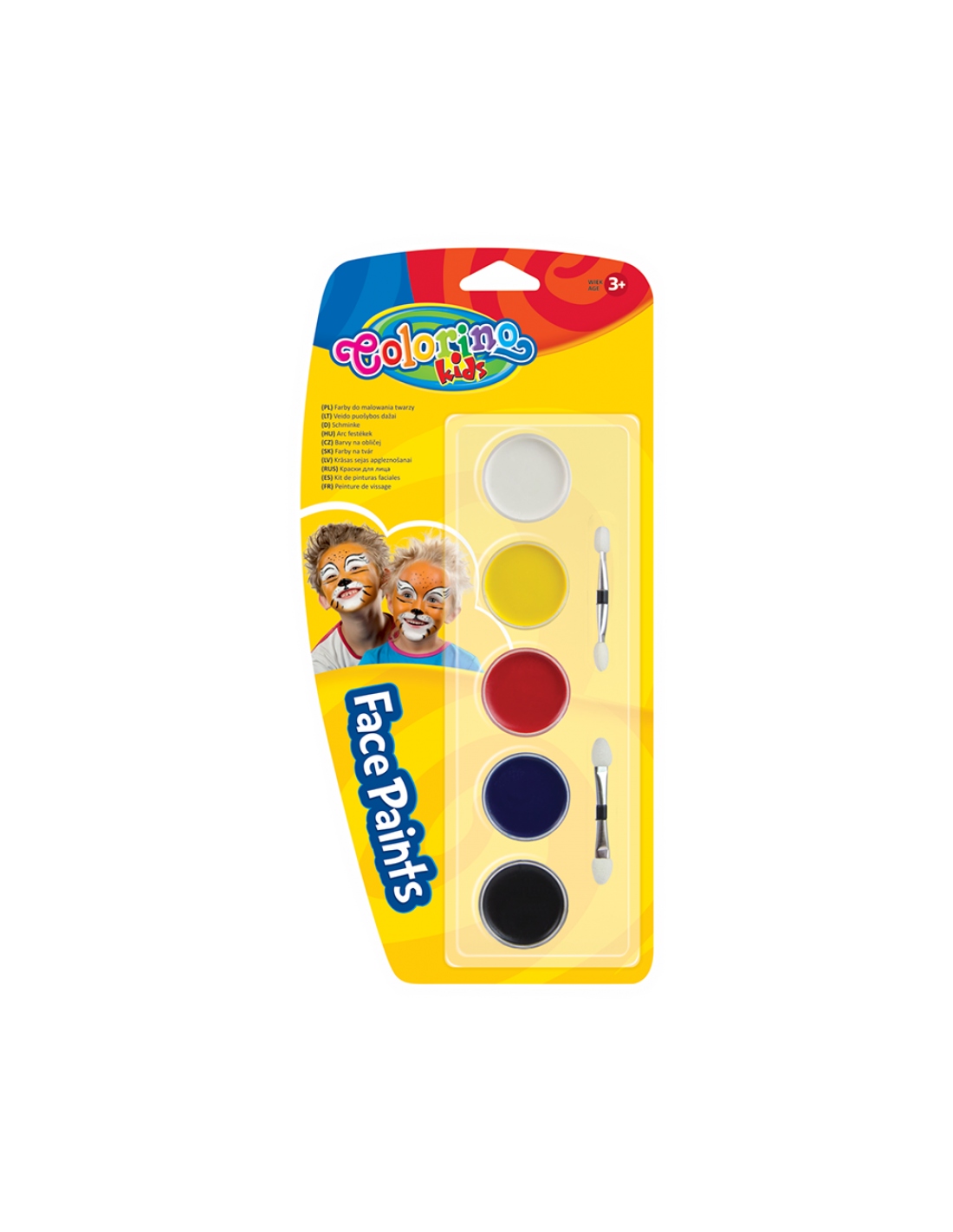 COLORINO FARBY DO MALOWANIA TWARZY 5 KOLORÓW 15950