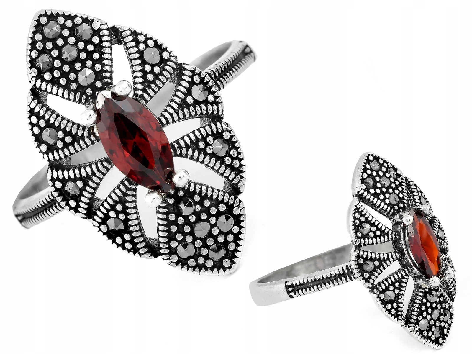 Dámský prstýnek ze stříbro 925 s krystalem, brandovaný, módní design