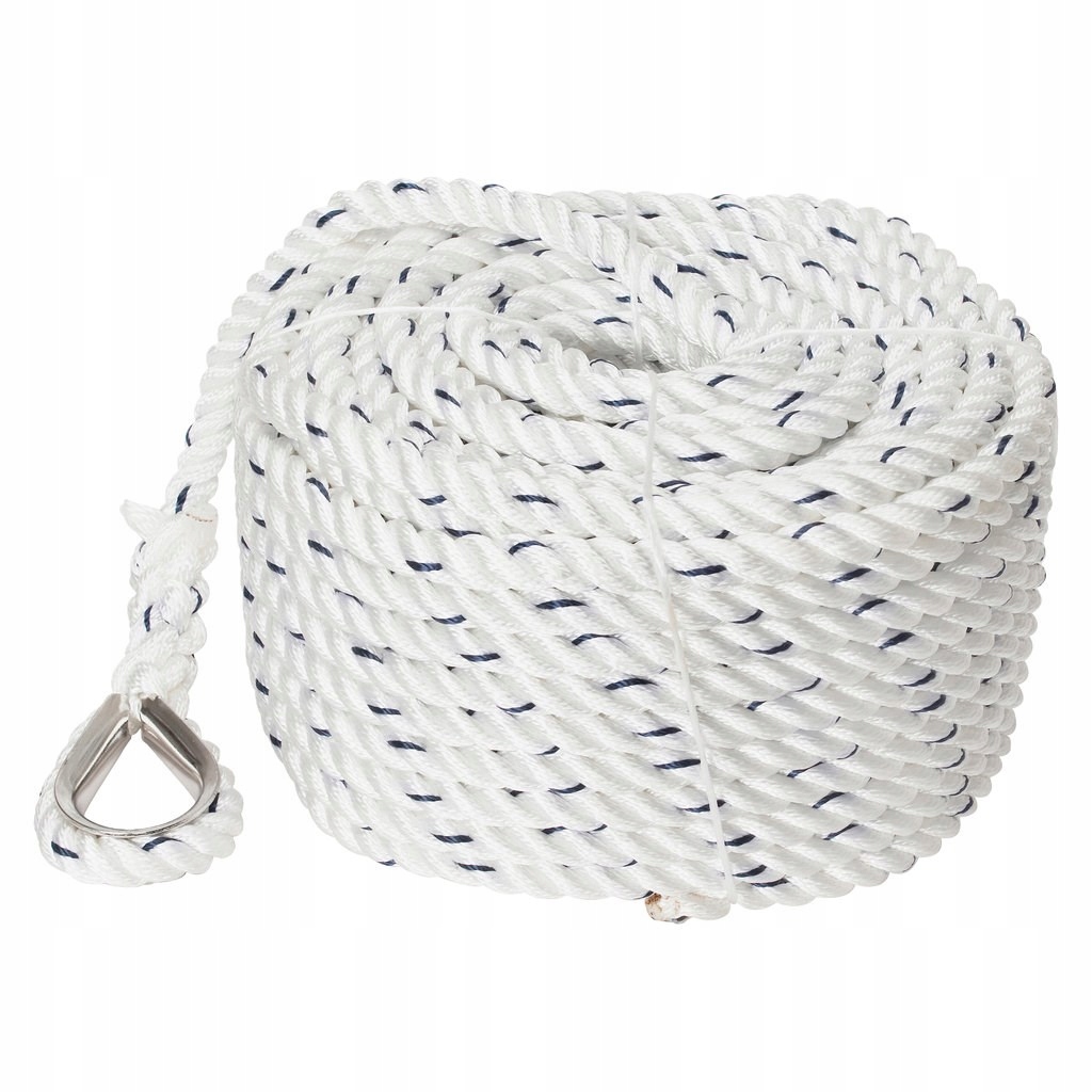 MW-388861 - ЯКОРНЫЙ КАНАТ БЕЛЫЙ С 14ММ 40М НЕРЖАВЕЮЩАЯ СТАЛЬ КАУФЕР