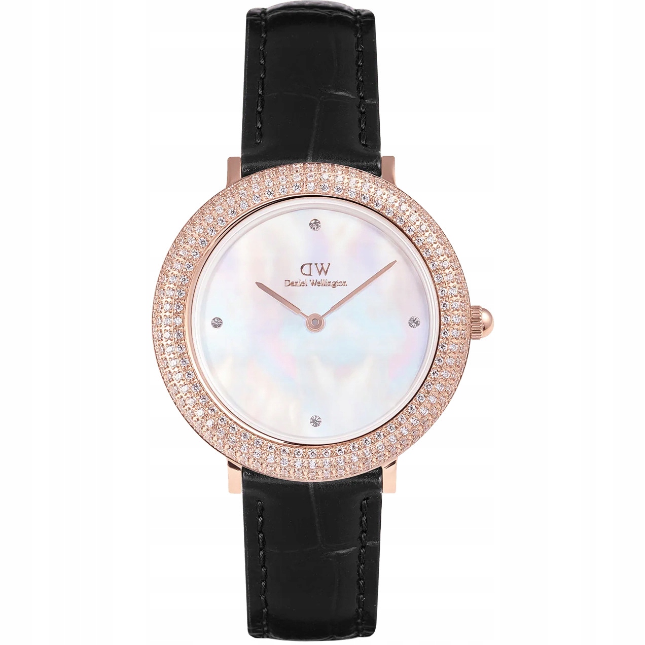 Dámské hodinky Daniel Wellington DW00100827 Zirkony černé