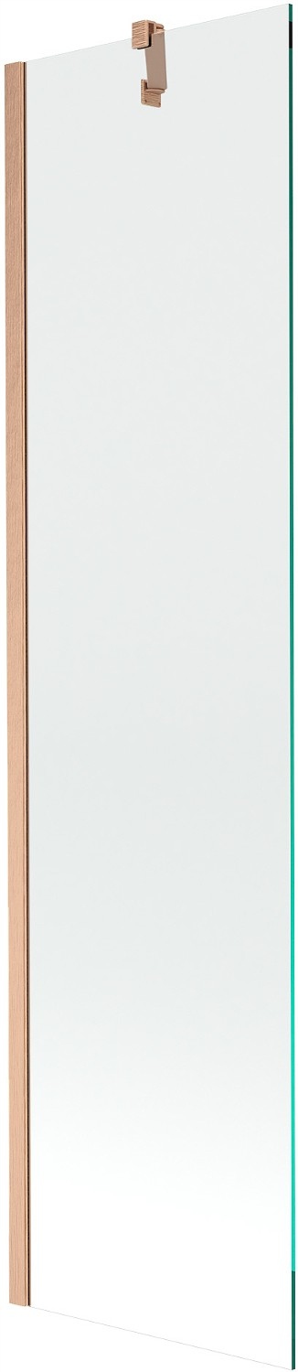 Mexen Next vanová zástěna 1-křídlová 50 x 150 cm, transparentní, kartáčovan