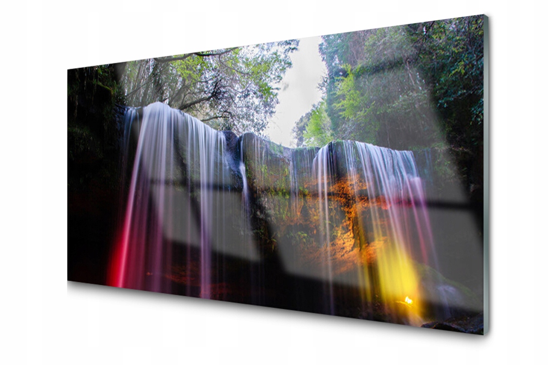 

Panel szklany dekor Wodospad 120x60 + Klej