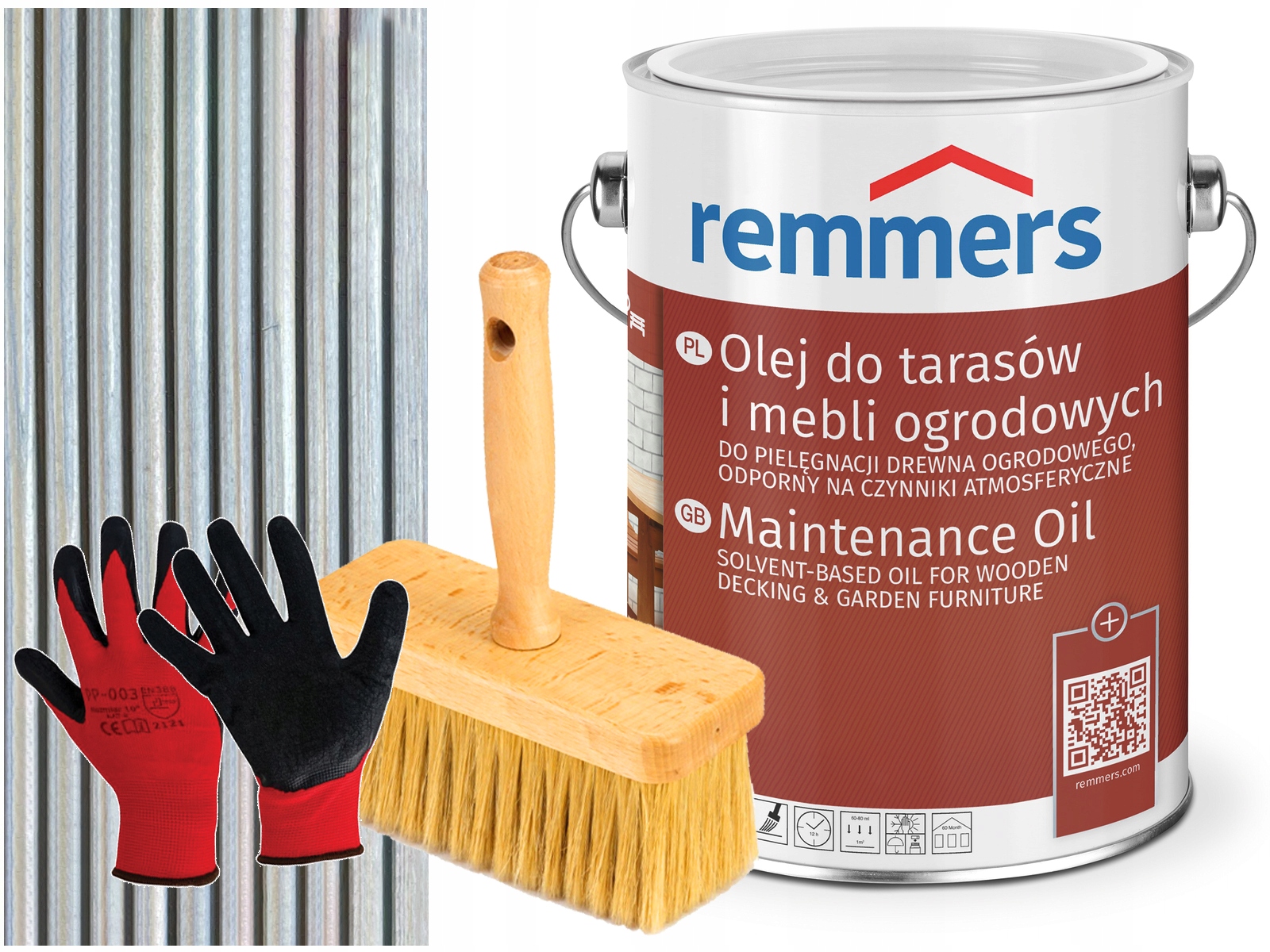 Remmers Pflege-ol olej na terasu Stříbrnošedý 10L