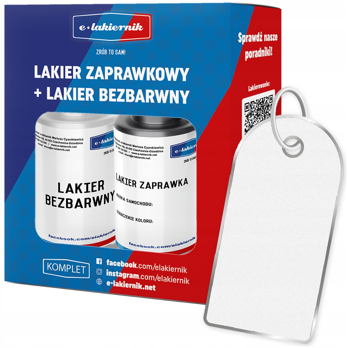 

Lakier Zaprawka Bezbarwny Renault OV369