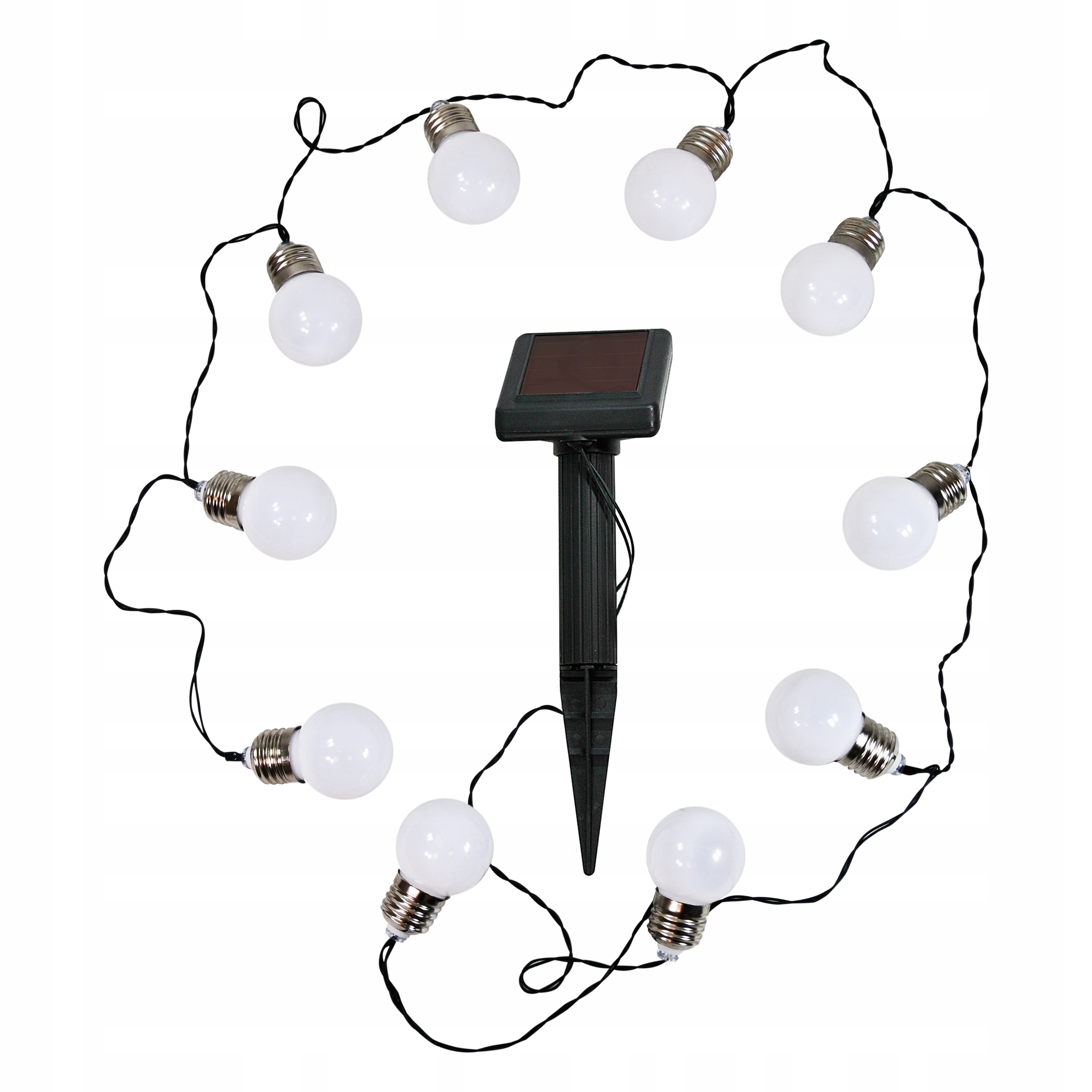 

Girlanda 10 Led solarna ogrodowa kulki Milki Polux