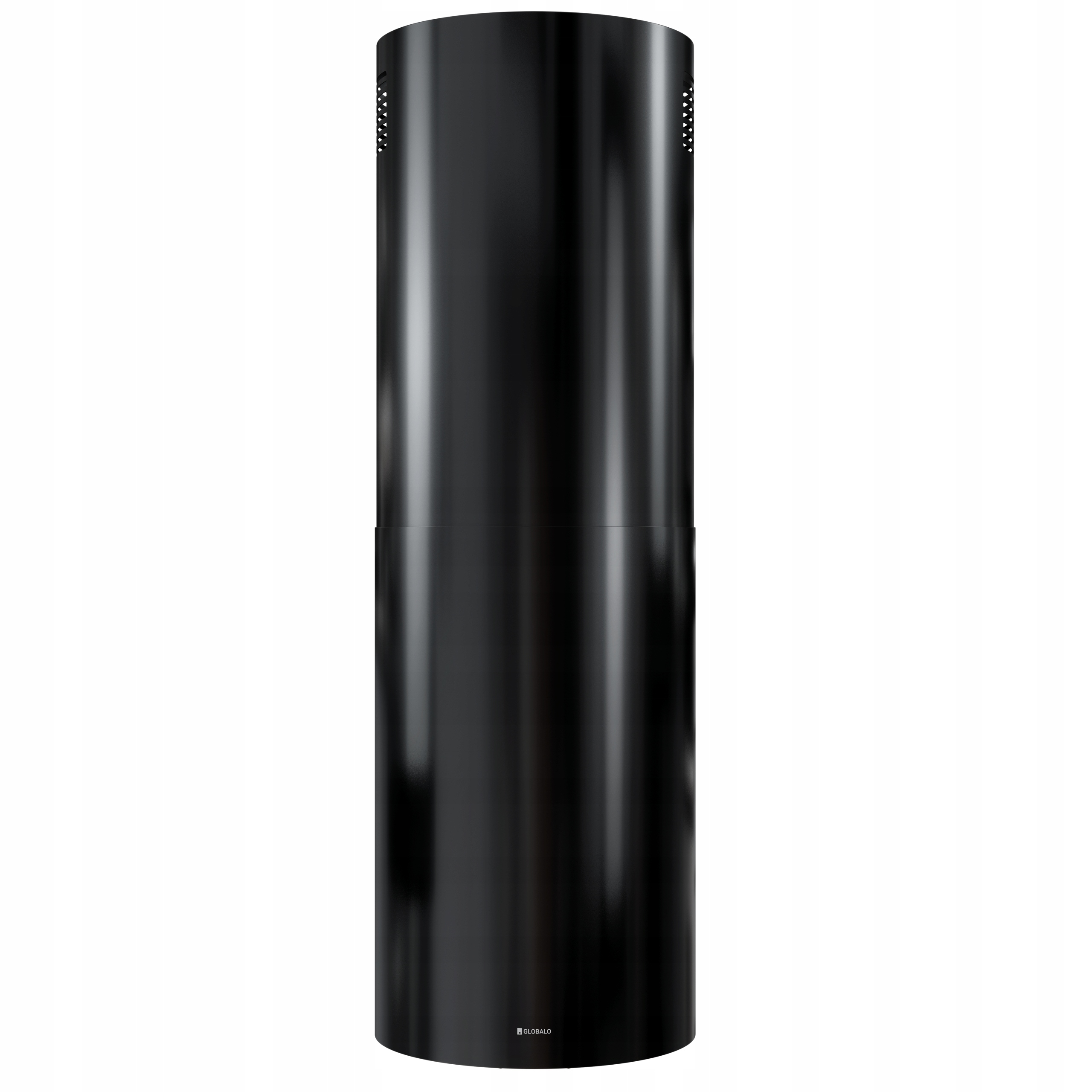 Okap wyspowy tuba Globalo Lobelio Isola 39.1 Black Led 6W pilot 40cm