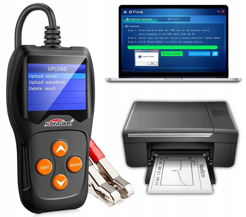 KONNWEI KW600 Tester diagnostyczny do akumulatorow EAN 5903641879200