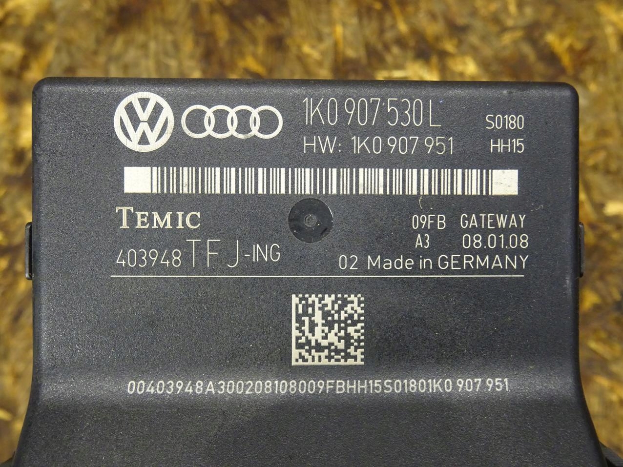 AUDI TT 8J 06-14 MODUŁ GATEWAY 1K0907530L Typ samochodu Samochody osobowe