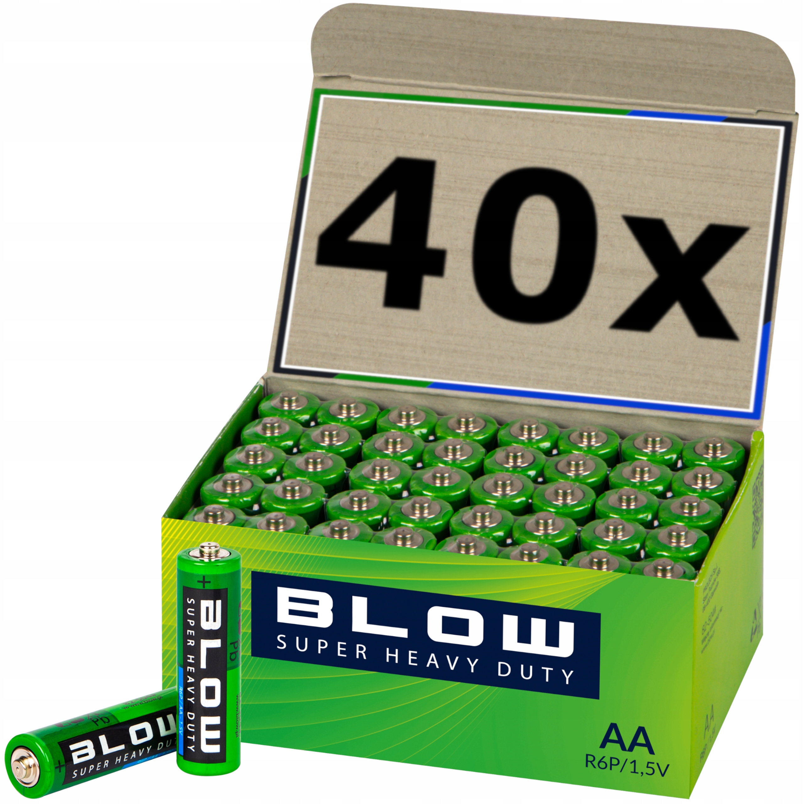 

40x Najmocniejsza Bateria Aa R6 Paluszki Zestaw