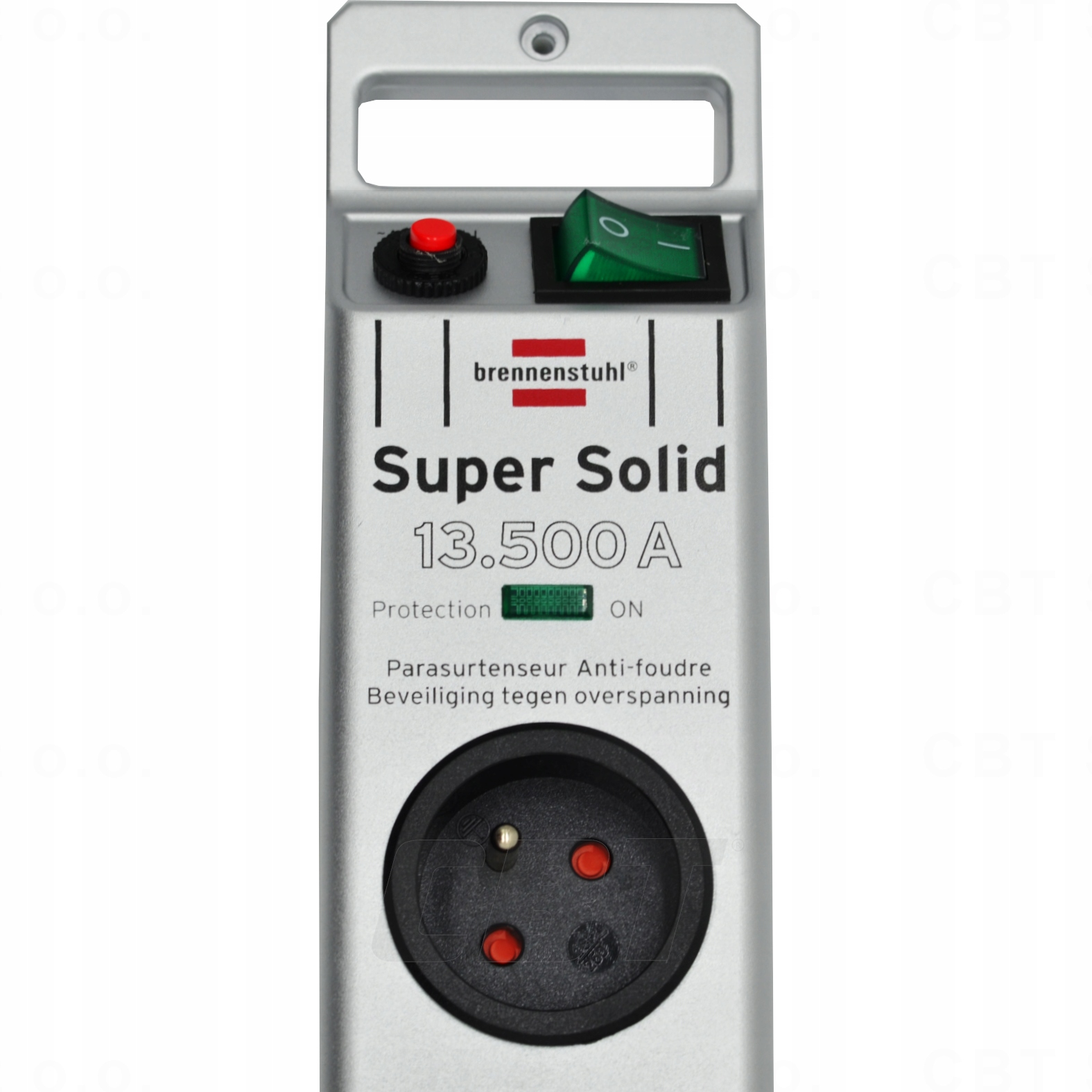 LISTWA PRZEPIĘCIOWA Super-Solid PRZEDŁUŻACZ 5 GNIAZD 13.500A KABEL 2,5m Maksymalne obciążenie 3500 W