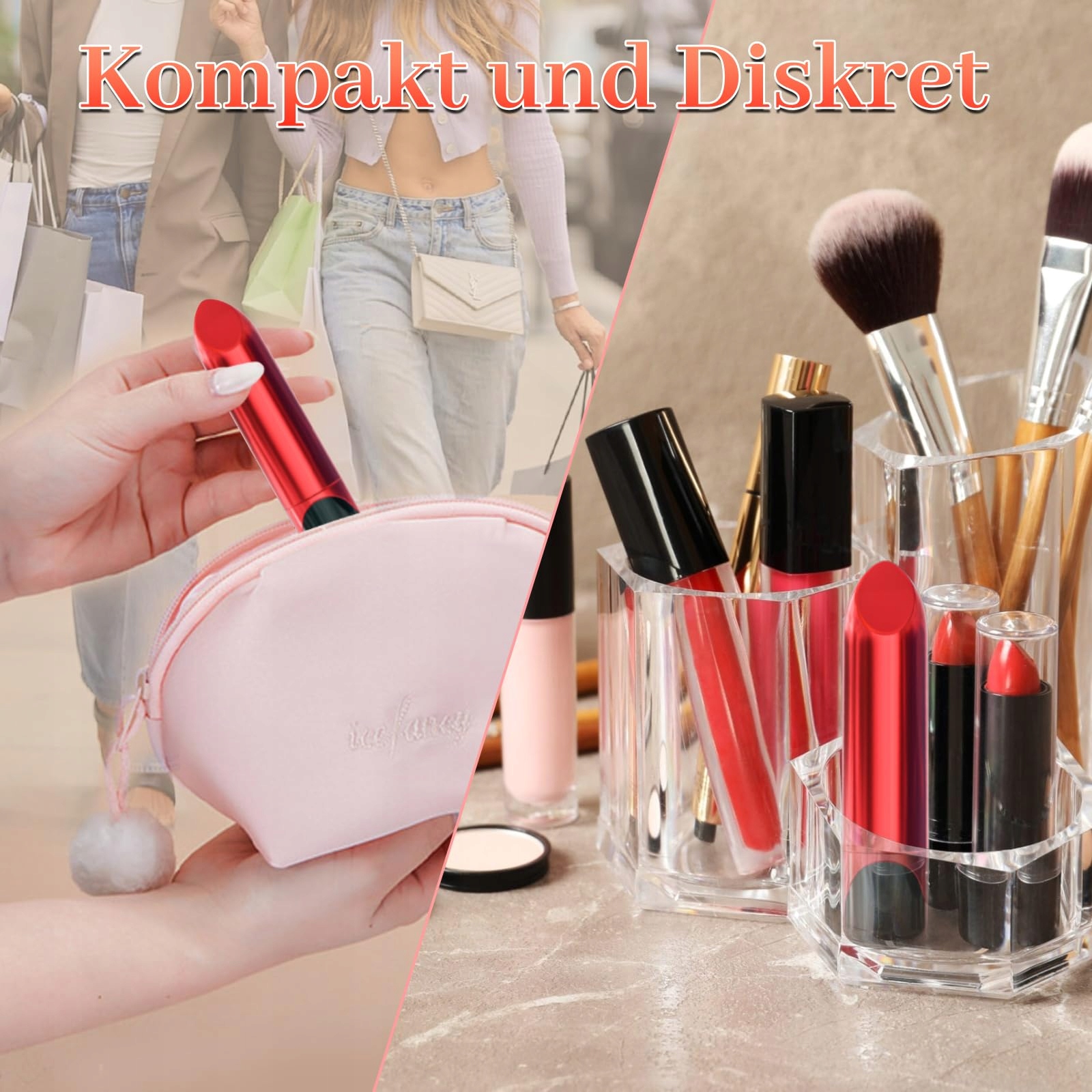 MINI VIBRATOR DLA KOBIET 10 TRYBÓW CICHE I MOCNE WIBRATORY KLITORIS — miniatura 6