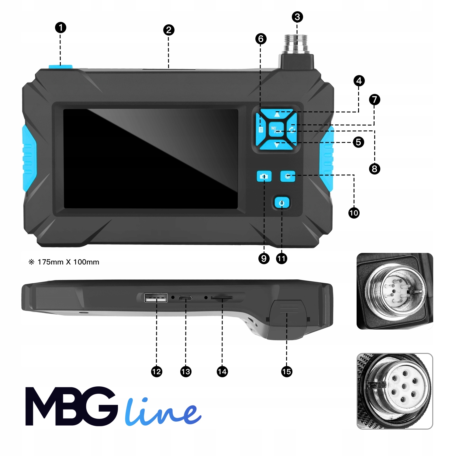 Kamera Inspekcyjna MBG line P30 DUO 2xFULL HD Mark Other