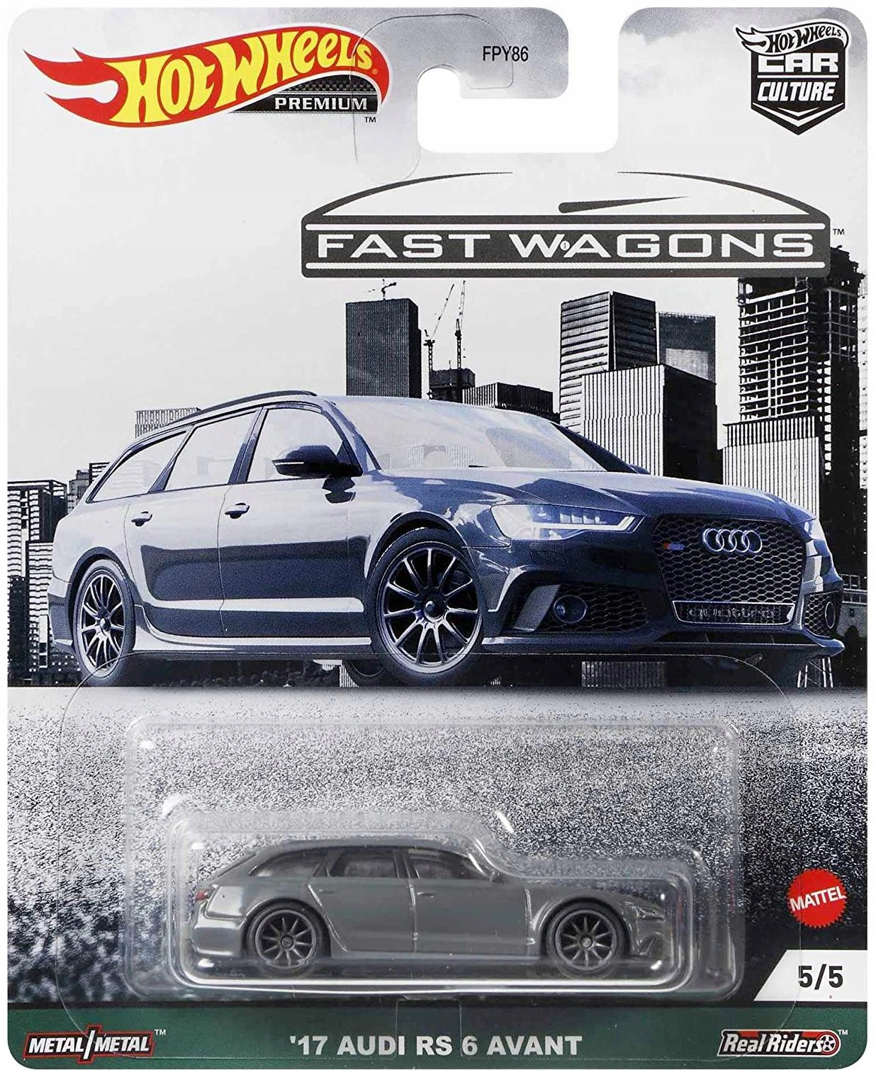 

Hot Wheels 17 Audi Rs 6 Avant Fast Wagons 5/5 1:64